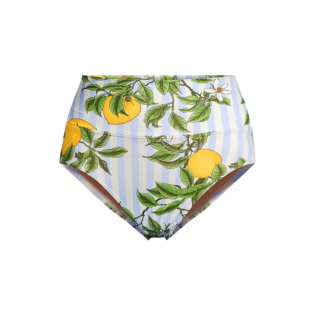 Women's Pinchless High Waisted Bikini Bottoms | Lands' End (US)