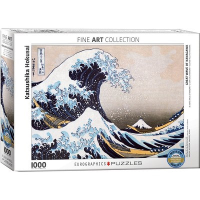 Eurographics: Great Wave Off Kanagawa by Hokusai - 1000 Piece Puzzle | Target
