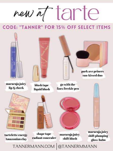 New at TARTE!! Use Code “TANNER” for 15% Off select items #makeup #beauty

#LTKFind #LTKstyletip #LTKbeauty
