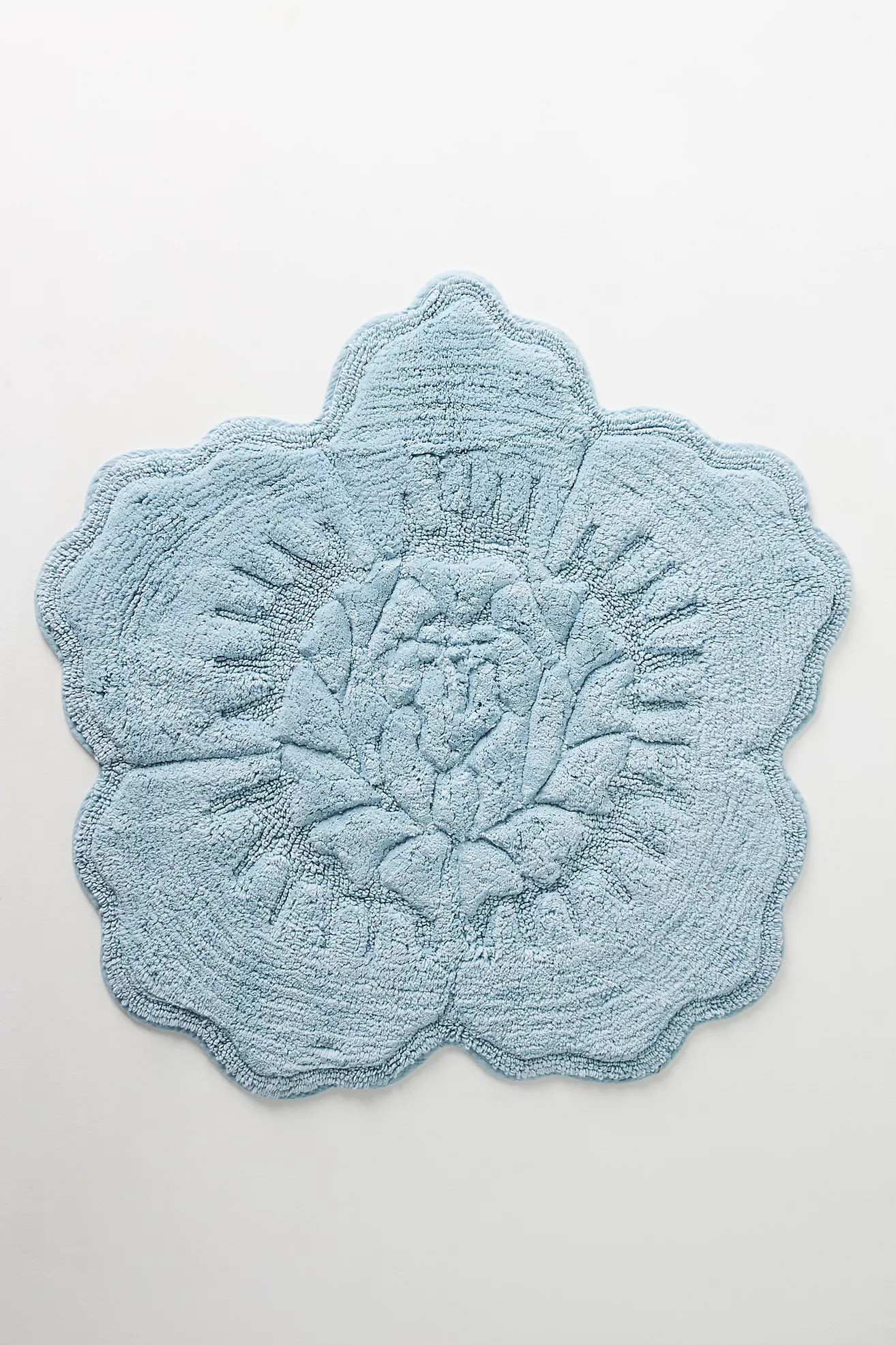Castile Tufted Cotton Rose Bath Mat | Anthropologie (US)