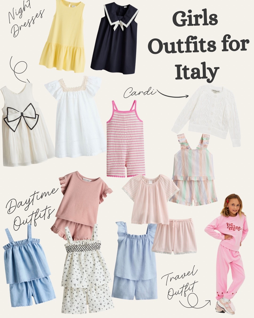 European summer packing for my girls ✨🇮🇹🤍 My girls are 7 & 5 and I was able to grab all of these styles for both of them so they can match 🥹 From daytime sets to little night dresses…everything is giving dreamy Italy summer vibes 🍋🌸

#MatchingSisters
#GirlsFashion
#ItalyStyle
#KidsTravelStyle
#EuropeanSummerStyle

#LTKstorytime