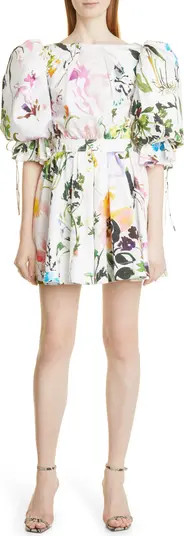 Drift Floral Puff Sleeve Dress | Nordstrom