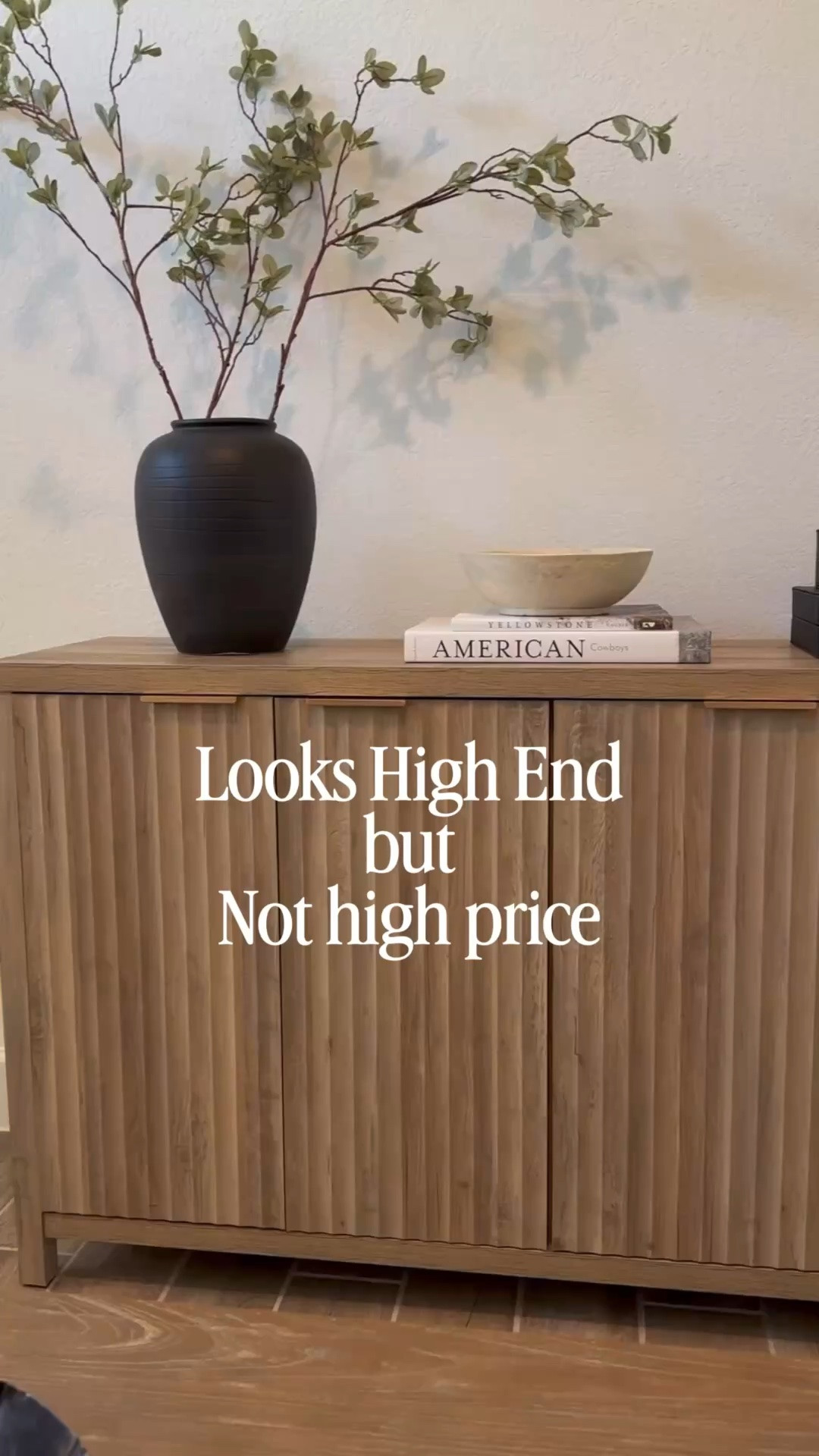 This gorgeous fluted console looks high end but not high price tag!

#LTKHome