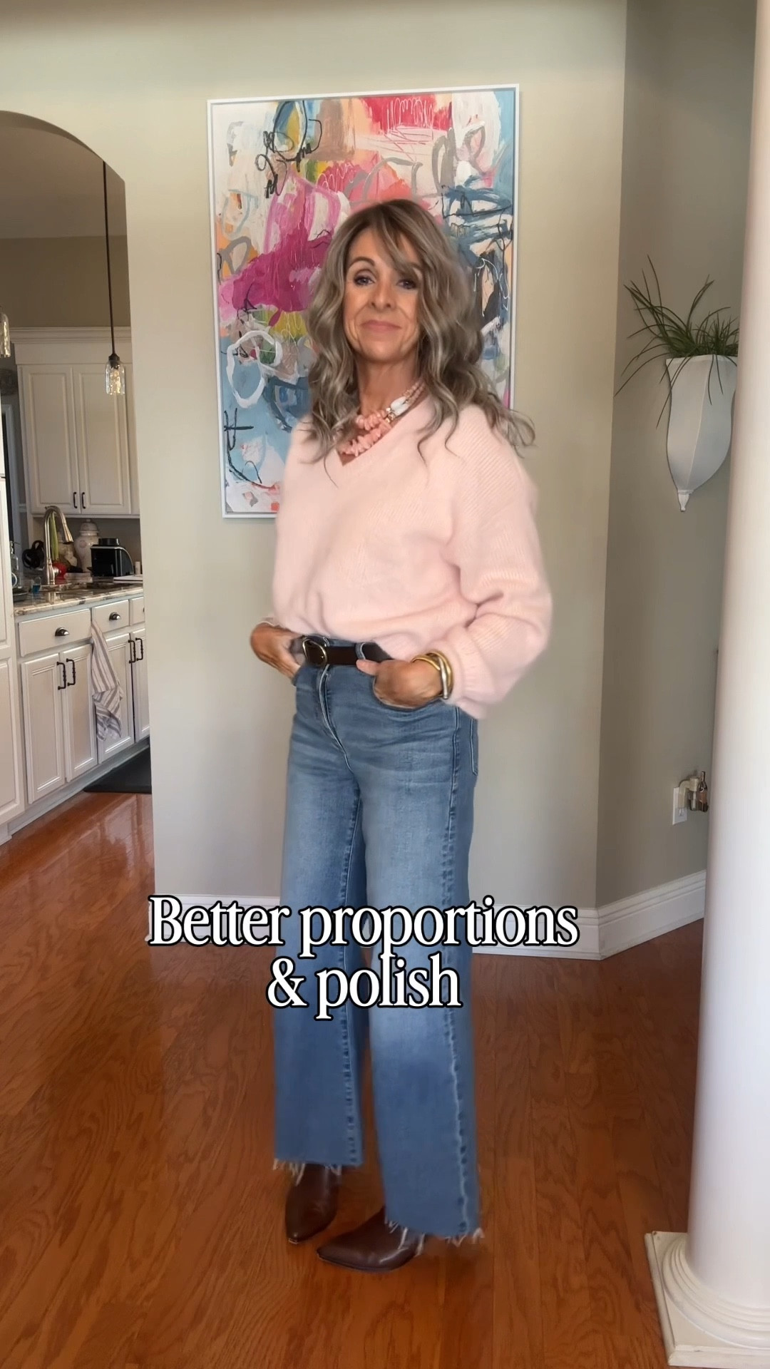 Same casual base.
Very different result 💸

This is a perfect example of a Money Outfit —
it’s not about more clothes, it’s about better styling.

✔ Balanced proportions
✔ Polished basics
✔ Intentional accessories

These are the pieces I reach for when I want to feel put together without trying too hard.
Everything is linked here so you can recreate this look easily.

✨ Shop the outfit below 

#LTKootd #LTKOver40 #LTKSaleAlert