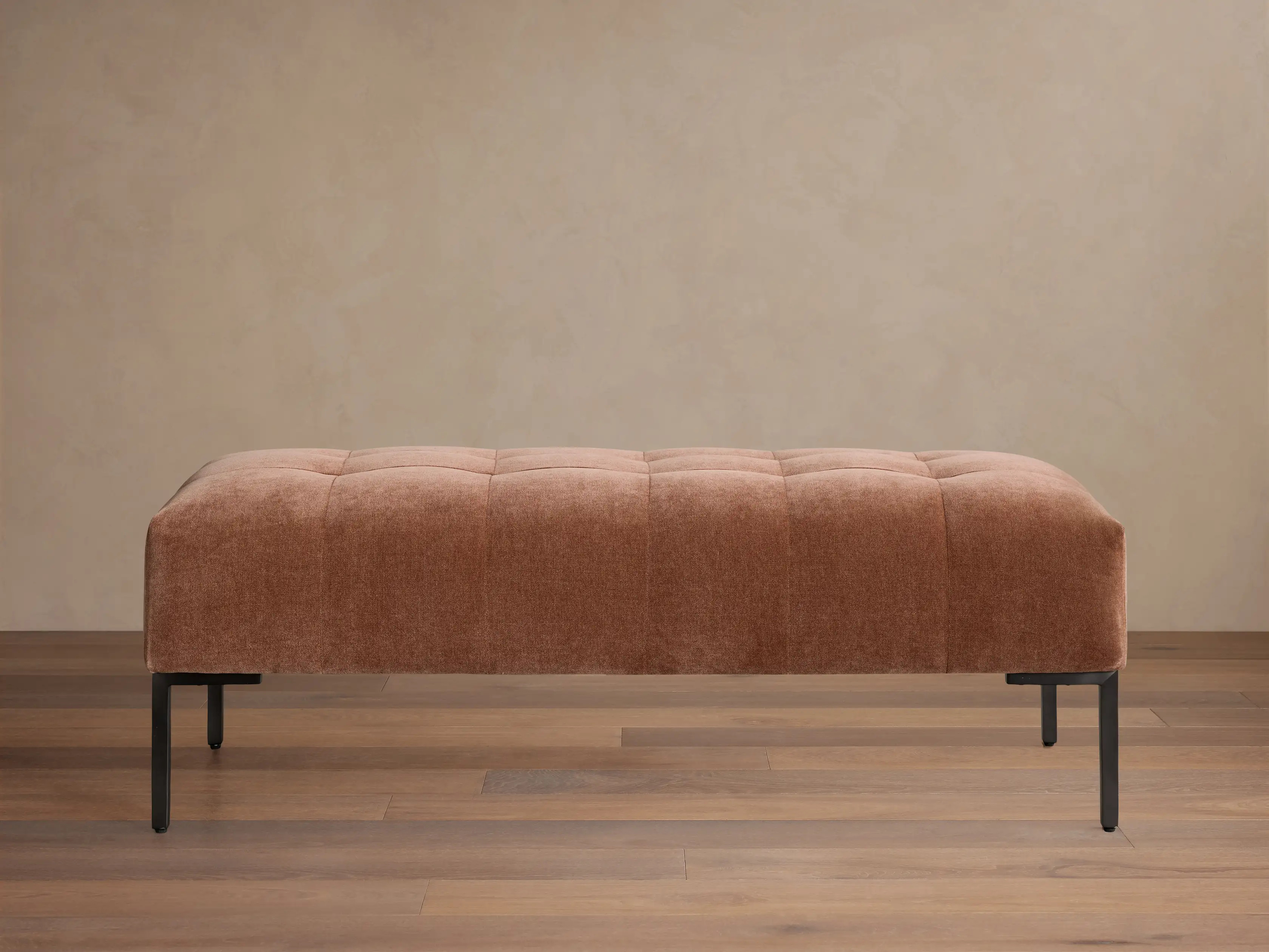 Tilton Tufted Bench | Arhaus