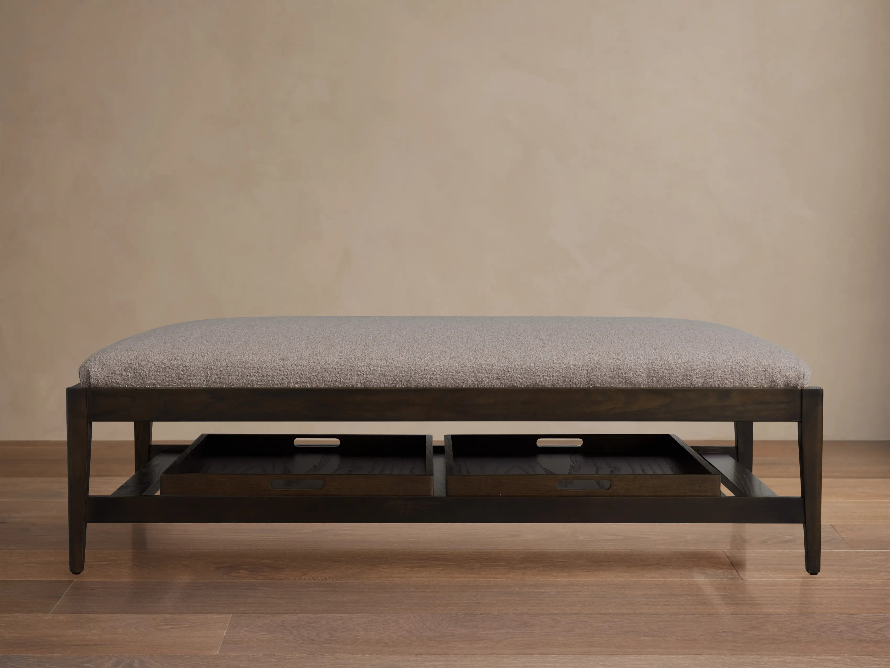 Kent Ottoman with Trays | Arhaus