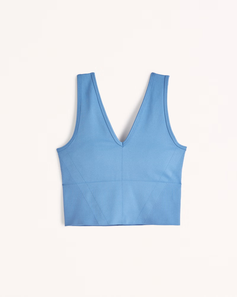 YPB seamlessCORE V-Neck Slim Tank | Abercrombie & Fitch (US)