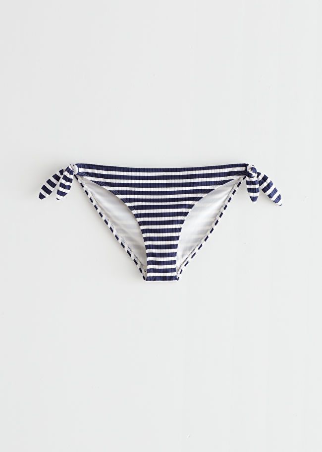 Ribbed Bow Bikini Bottoms | & Other Stories US