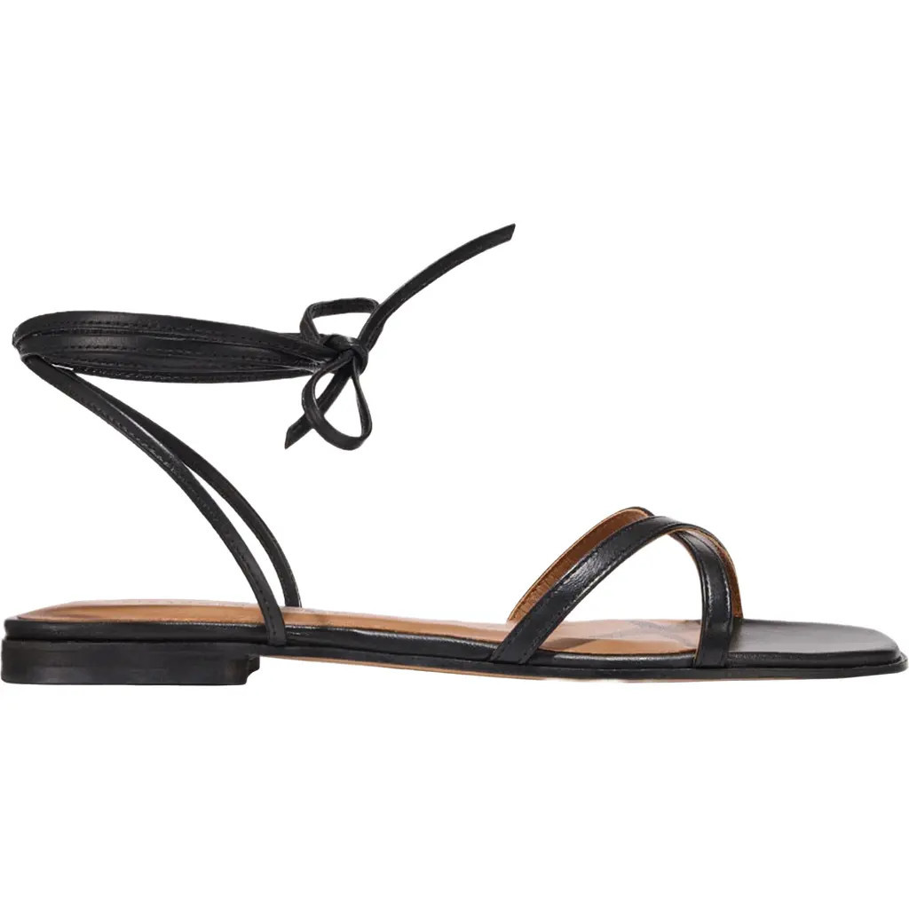 MARGAUX The Wrap Sandal in Black at Nordstrom, Size 39.5 | Nordstrom