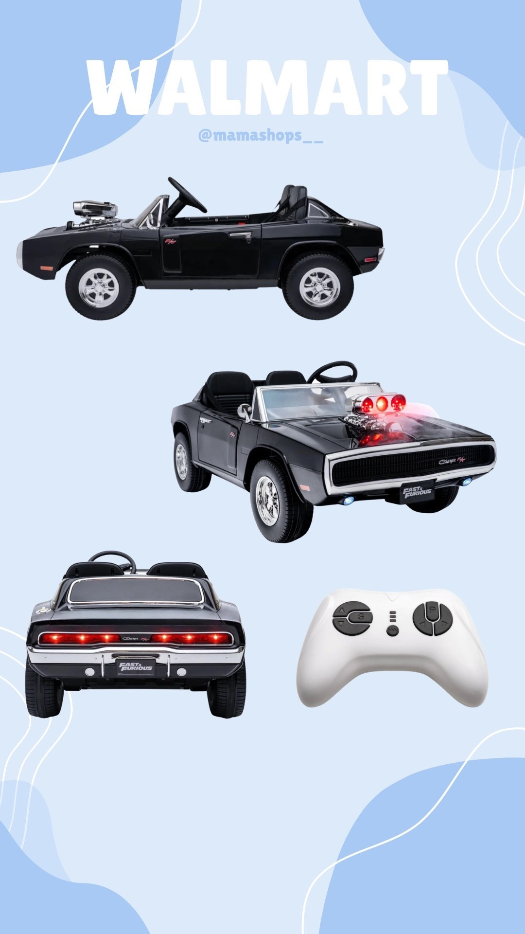  Walmart finds, Fast & Furious Dodge Charger 12V Kids Ride on Car for children 3+🚗

Linking it here✨🔗


#LTKActive #LTKKids #LTKTravel