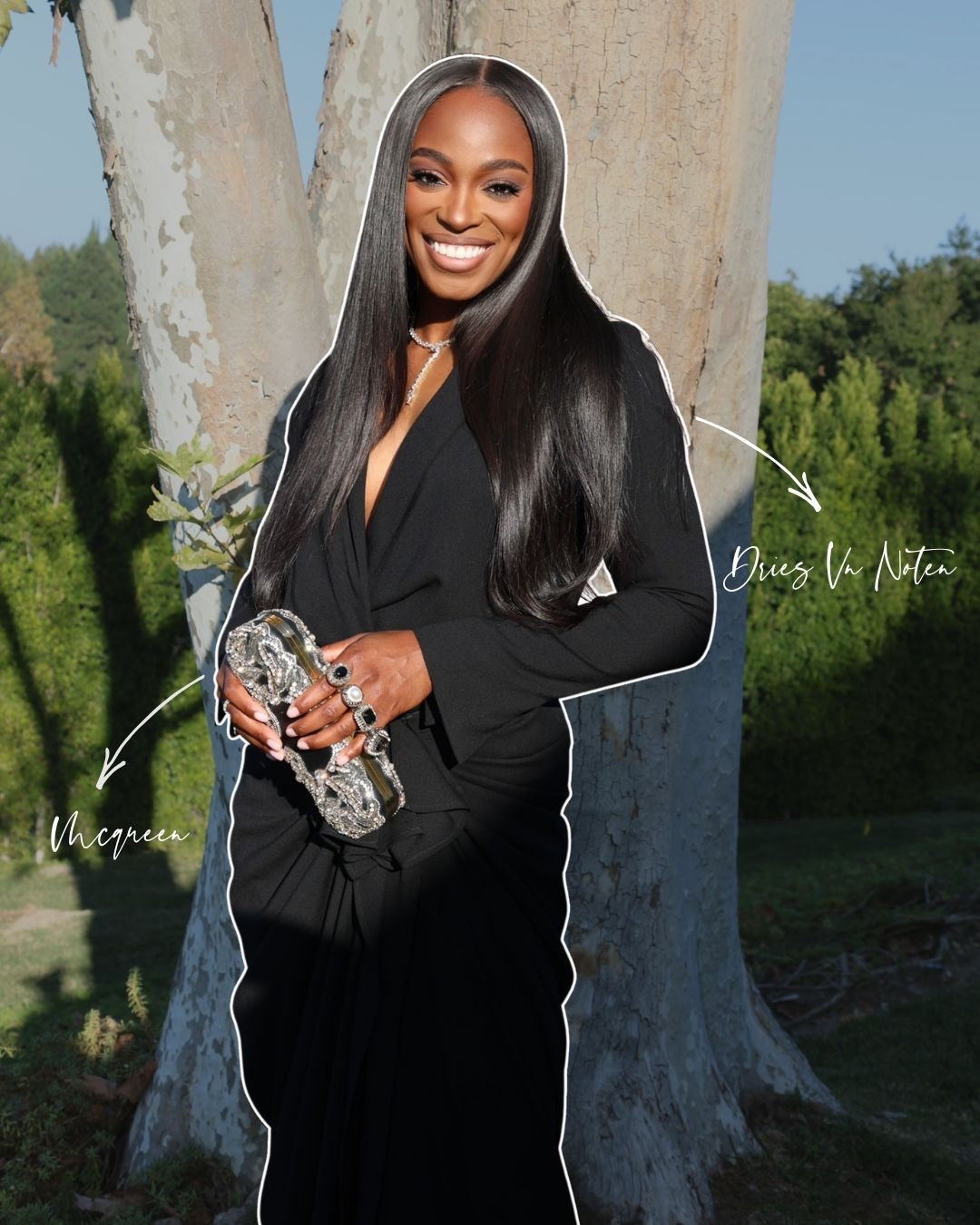 Ebony Power 100 glam ✨
Sleek, elegant, and powerful — this Dries Van Noten gown paired with a jeweled McQueen clutch was the perfect look for such an iconic night.

Linking similar products below 👇 

#LTKootd #LTKWedding