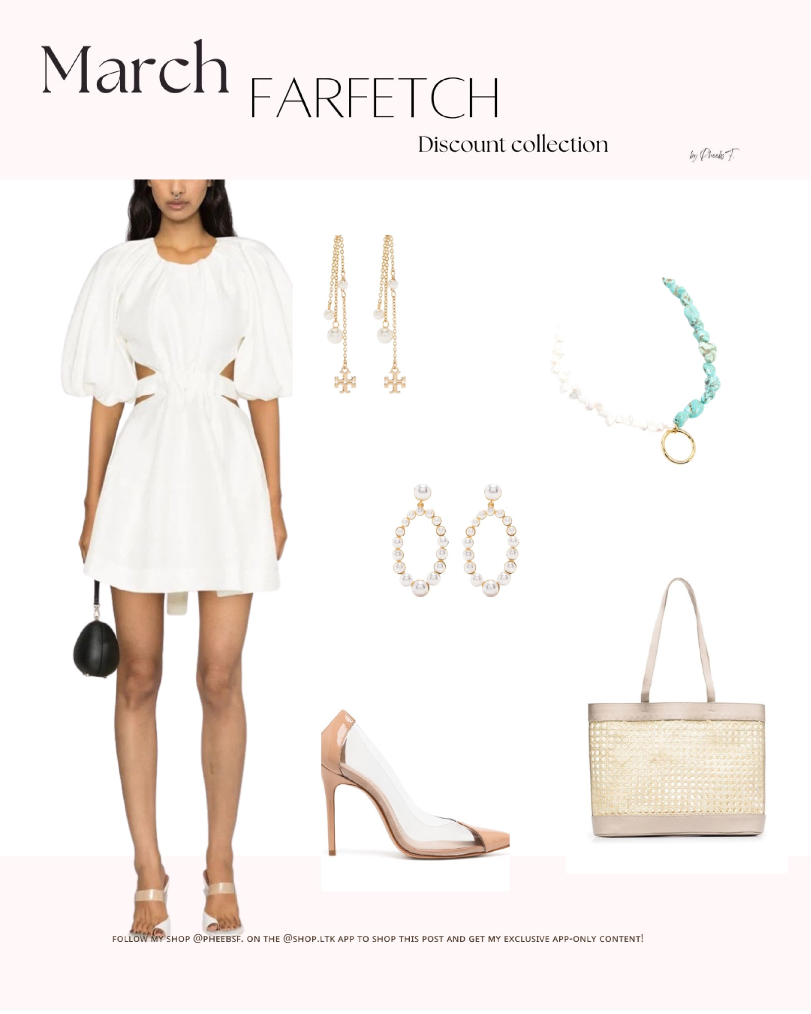 March #Farfecth discount offer
Enjoy 20% off the new season | Selected full-price items

#stylish #wedding #spring #luxury #shoes #rings #jewels #bag #ring #heels #outfitstyle #finejewelry  #ootd #fashionjewelry #follow #sale #cute #jewerly #easter  #party #maxi #dress #accessoriesoftheday #bracelett #earrings #whitedress

#LTKFind #LTKstyletip #LTKsalealert #LTKwedding
