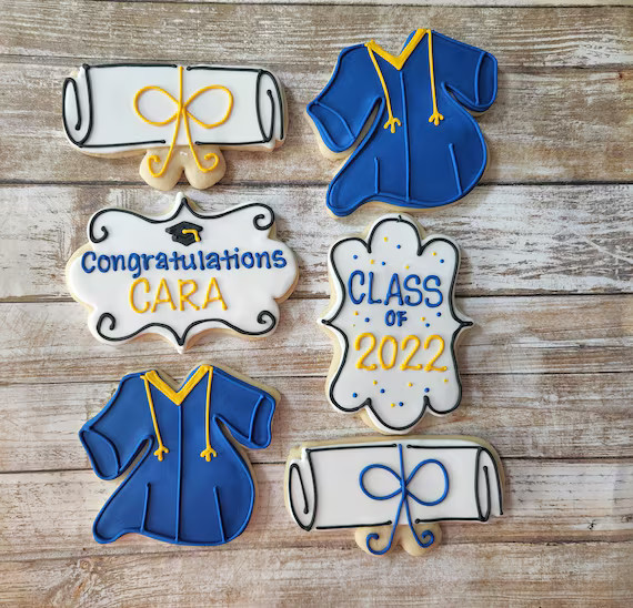 12 Graduation Sugar Cookies - Graduation 2022 Gift - Class of 2022 Party Favors | Etsy (US)