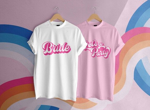 Bachelorette Party Shirts. Let's Go Party Shirts. 90s Y2K | Etsy | Etsy (US)