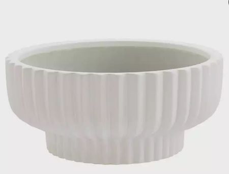 Just got this for my place as a large fruit bowl. I add a plate to the bottom to reduce the produce from falling too low and it makes for a stylish kitchen decor piece!
Kitchen decor | Ribbed bowl | ribbon bowl | planters | neutral kitchen decor | fruit bowl | modern interior design 

#LTKunder50 #LTKsalealert #LTKhome