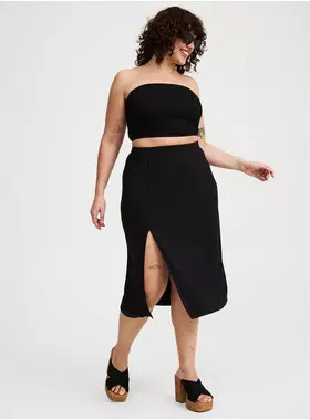 Tube Top & Midi Skirt Set | Torrid (US & Canada)