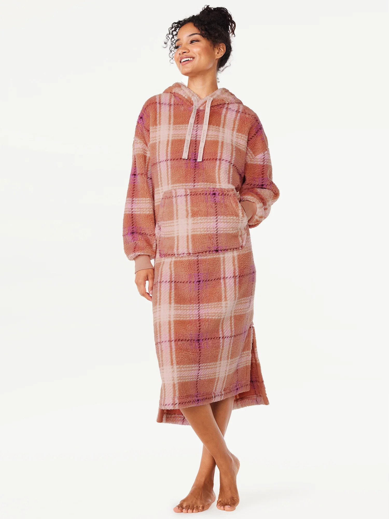 Joyspun Women’s Plush Lounger, Sizes XS to 3X | Walmart (US)