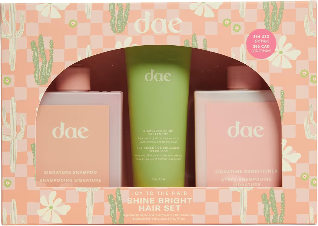DAE Shine Bright Set (Signature Shampoo, Signature Conditioner & Stargloss Treatment) | Amazon (US)