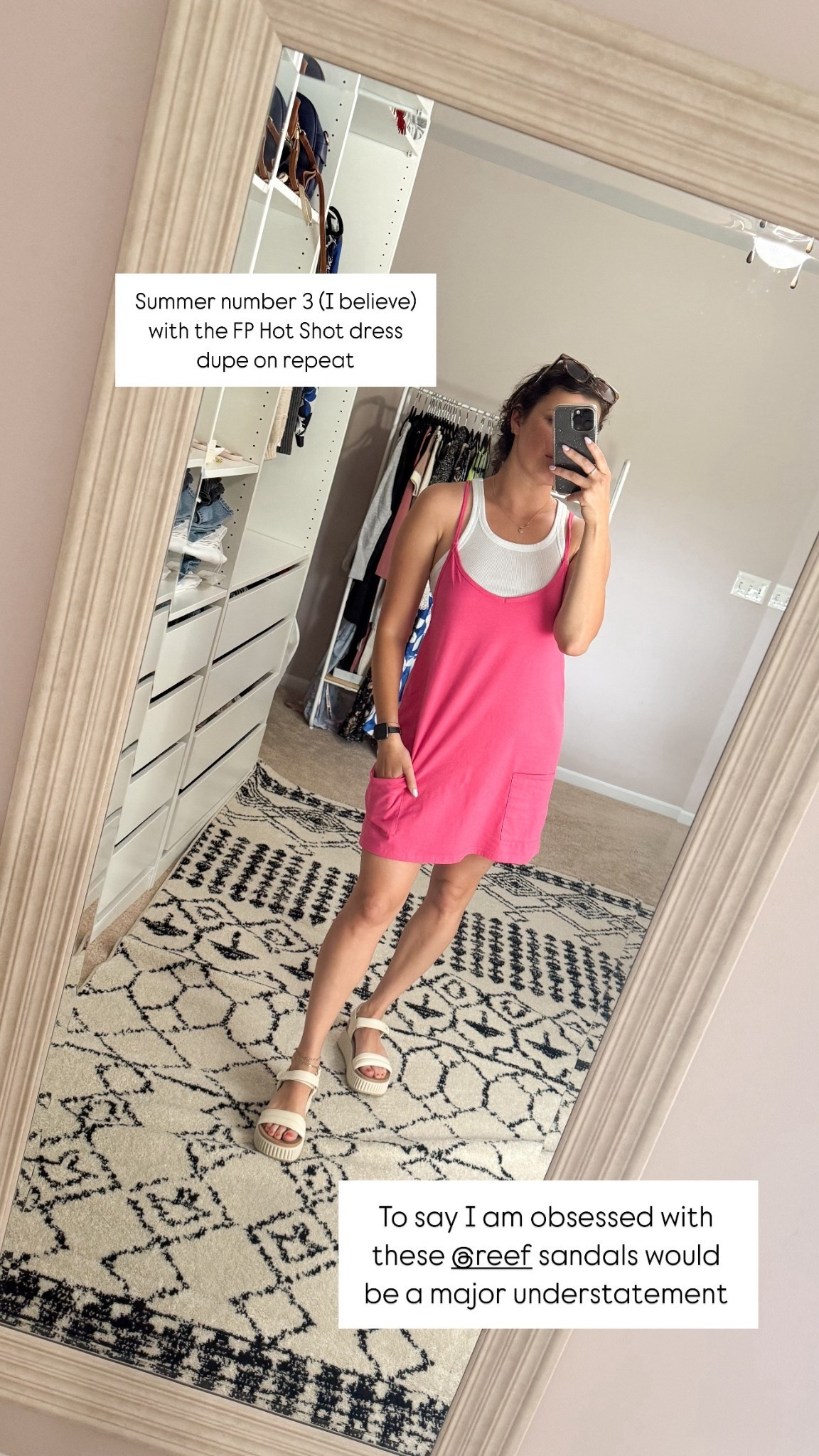 Free people dupe dress on repeat and my current sandal obsession 

#LTKSummerEdit #LTKShoeCrush #LTKFindsUnder100