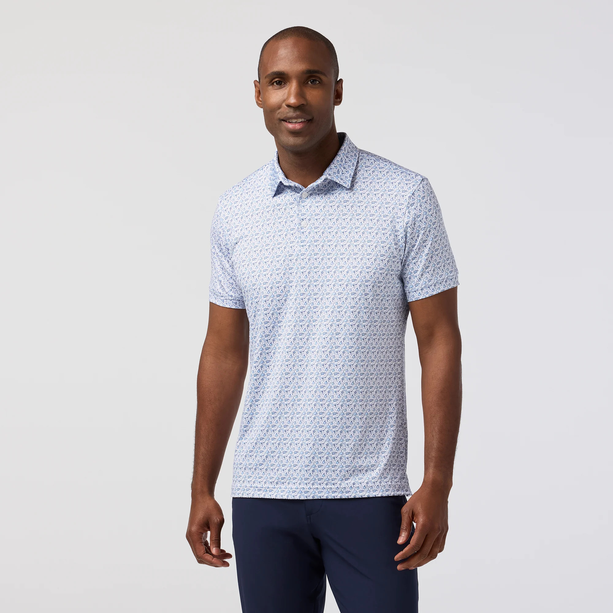 Versa Polo - Cloud Blue As It Lies | Mizzen + Main