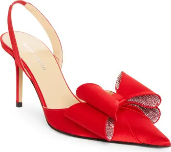 Mach & Mach Le Cadeau Pointed Toe Slingback Pump (Women) | Nordstrom | Nordstrom