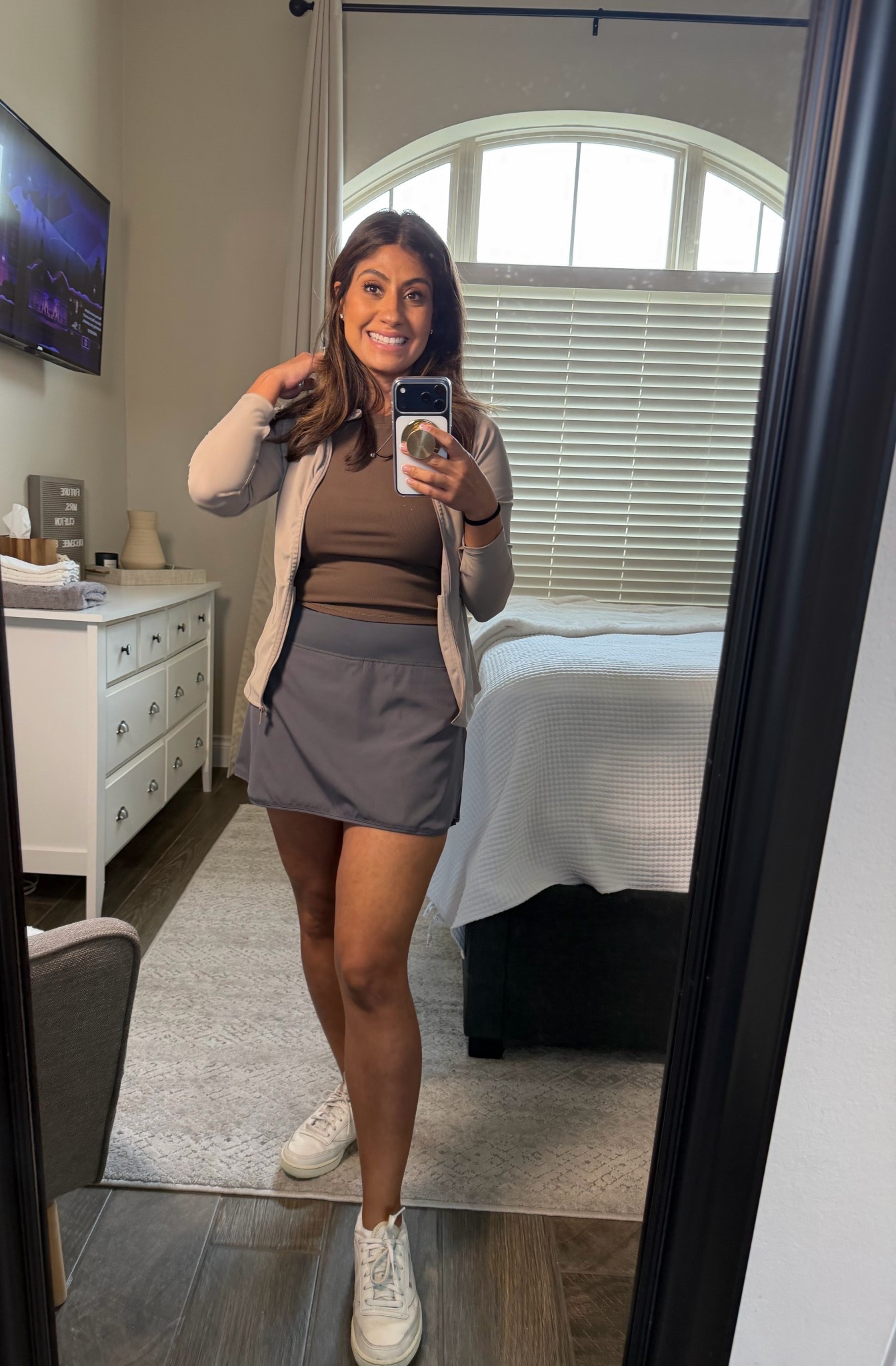 Golf lesson outfit for today!
Vuori top in a Small
Amazon skirt in a medium
VSX jacket in a Smalll

#LTKActive #LTKootd