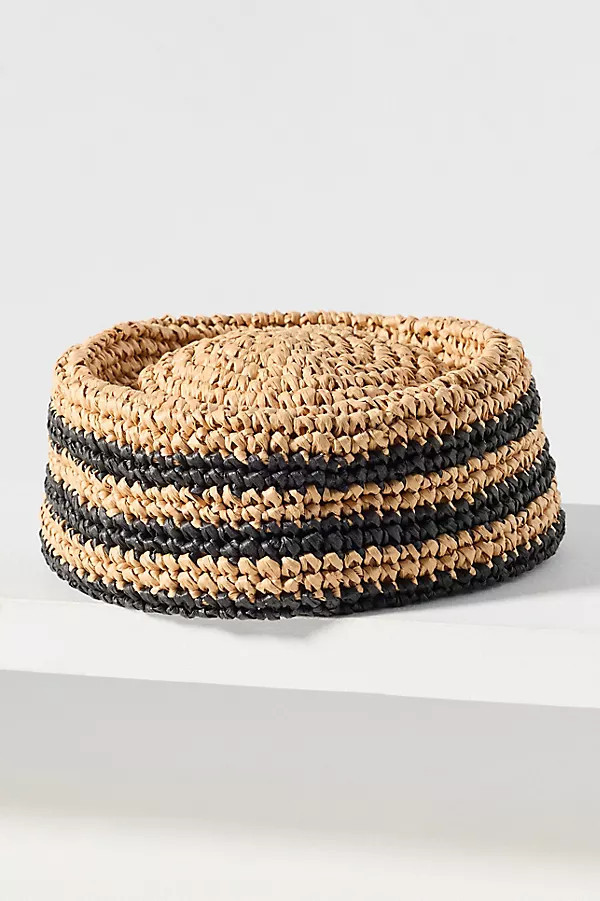 Eloise Raffia Pillbox Hat | Anthropologie (US)