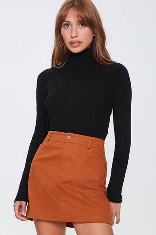 Ribbed Turtleneck Sweater | Forever 21 (US)