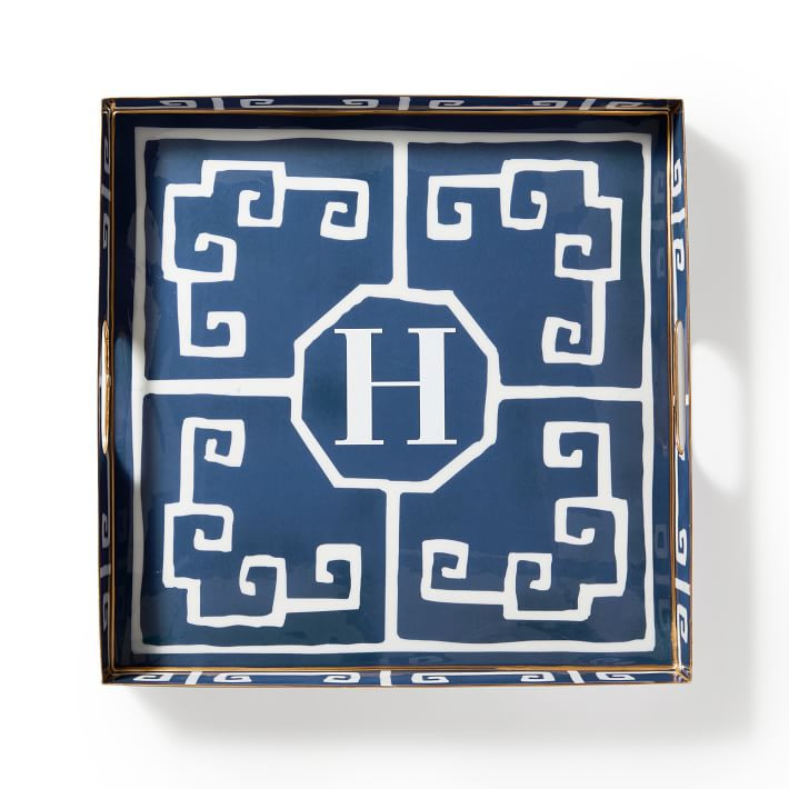 Mark &amp; Graham x Dana Gibson Square Patterned Tray | Mark and Graham