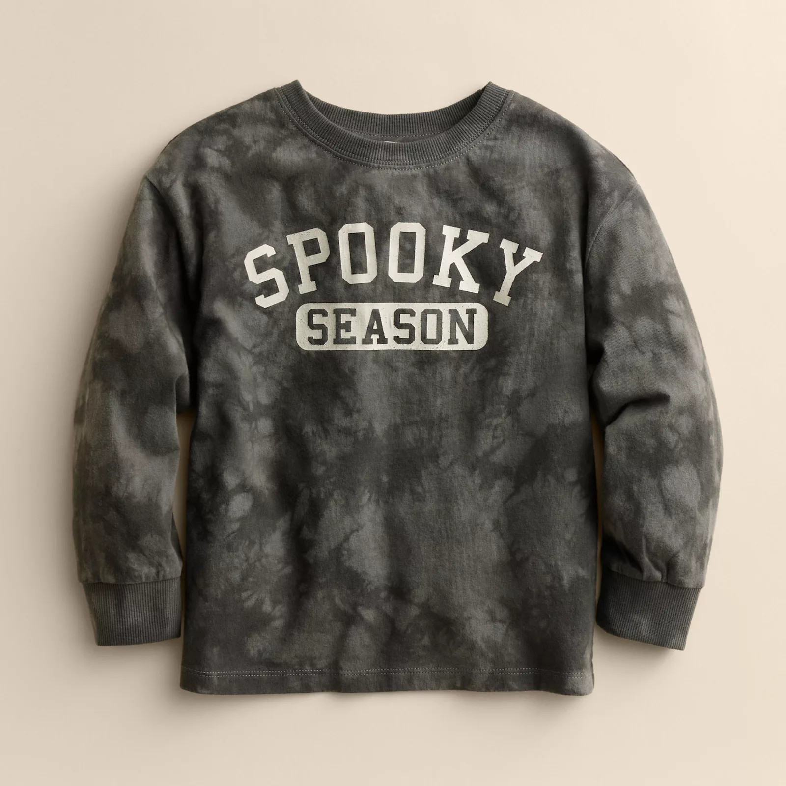 Kids 4-12 Little Co. by Lauren Conrad Relaxed Skater Graphic Tee, Girl's, Grey Spooky Season | Kohl's