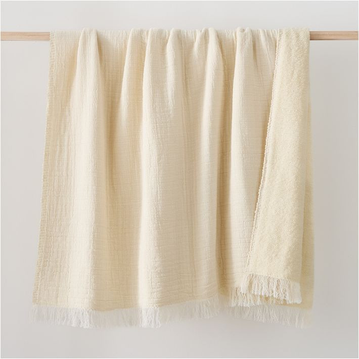 Boucle Gauze Throw | West Elm (US)