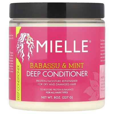 Mielle, Deep Conditioner, For All Hair Types, Babassu & Mint, 8 oz (227 g) | iHerb