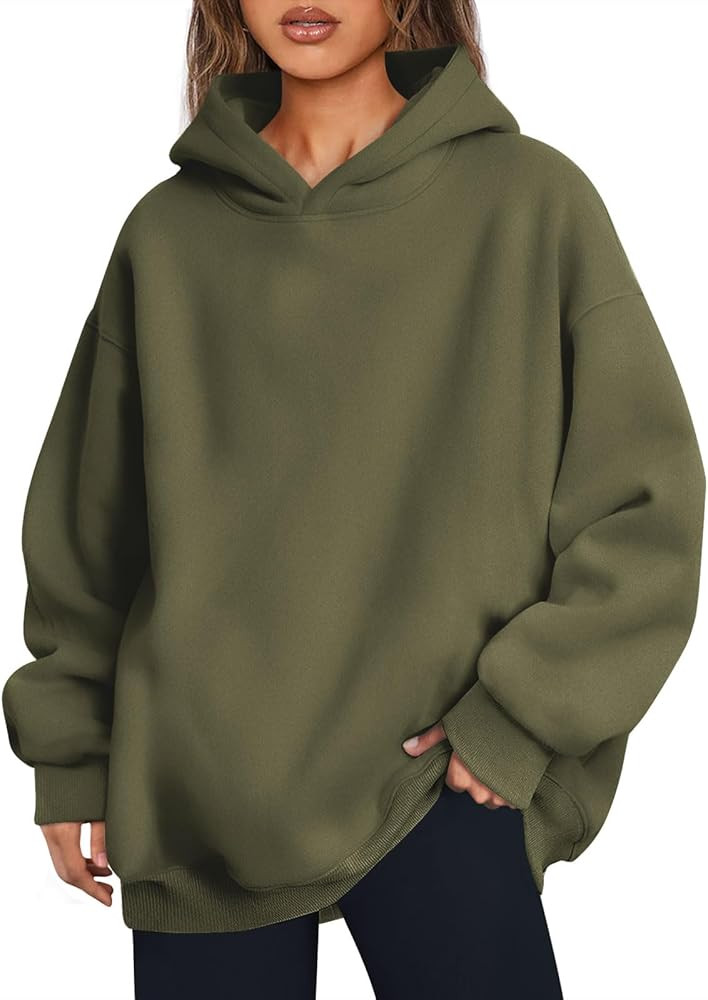 Trendy Queen Womens Oversized Hoodies Fleece Hooded Sweatshirts Comfy Casual Pullover Fall Winter... | Amazon (US)