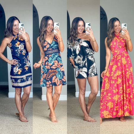 Resortwear Outfits Cupshe
Cabo vacation 

Use code HOLLYS15 for 15% off orders $65+ or HOLLYS20 for 20% off orders $109+

Everything is unaltered -I am wearing size XS in all styles- Blue floral halter neck dress, floral maxi dress, yellow wrap dress, one shoulder romper

Resort wear  Resort style  Vacation  Vacation outfits  Dress  Maxi dress  Strapless dress    Romper  Vacation dresses  Trendy fashion  Women’s fashion  Petite fashion 


#LTKTravel #LTKStyleTip #LTKSeasonal