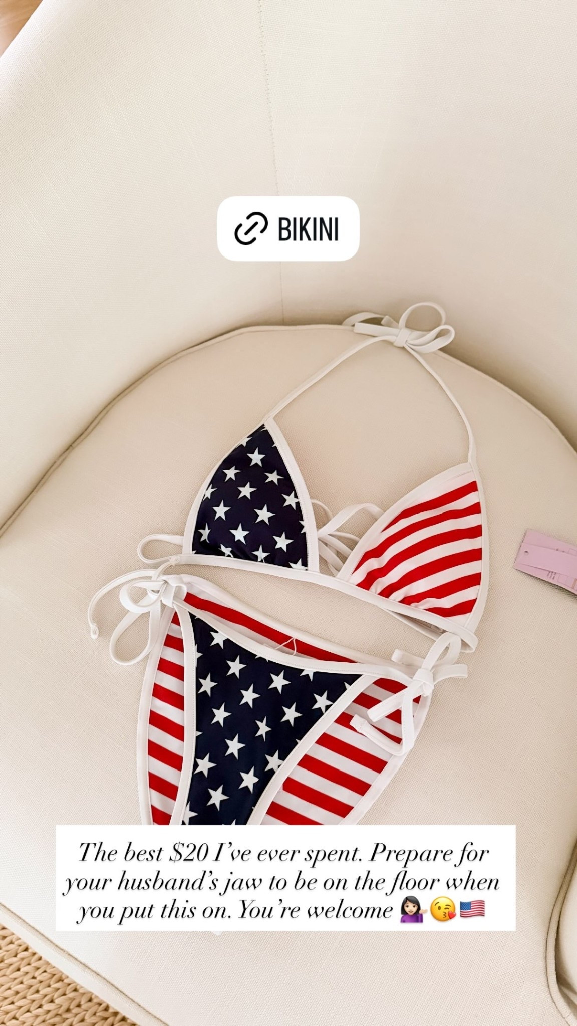 July 4th bikini.

#LTKootd #LTKSeasonal #LTKSwim