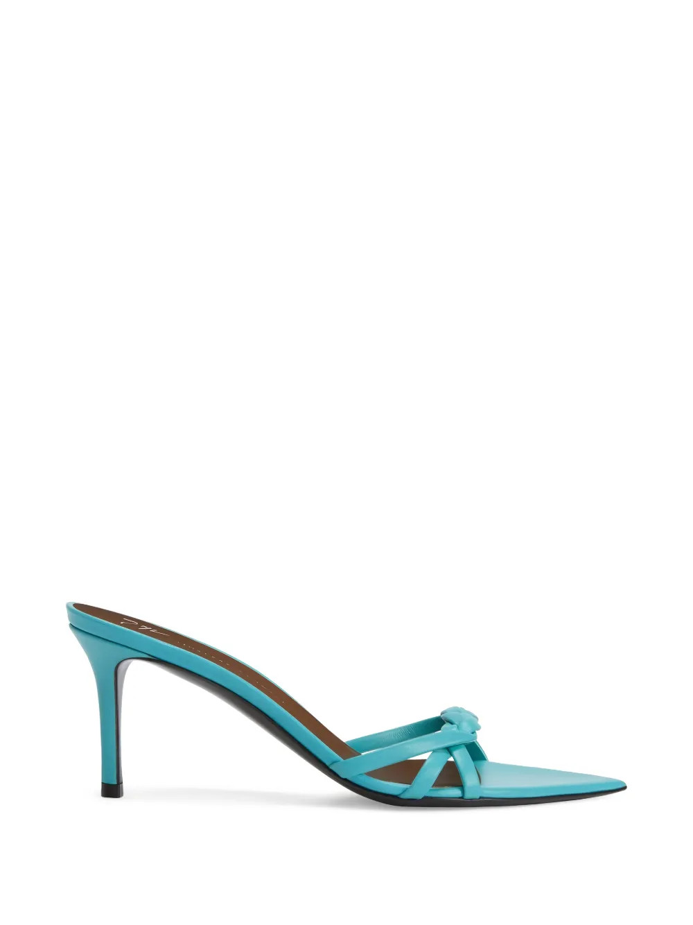 Giuseppe Zanotti Indigo Braid Braided Strips Mules | Blue | FARFETCH | Farfetch Global