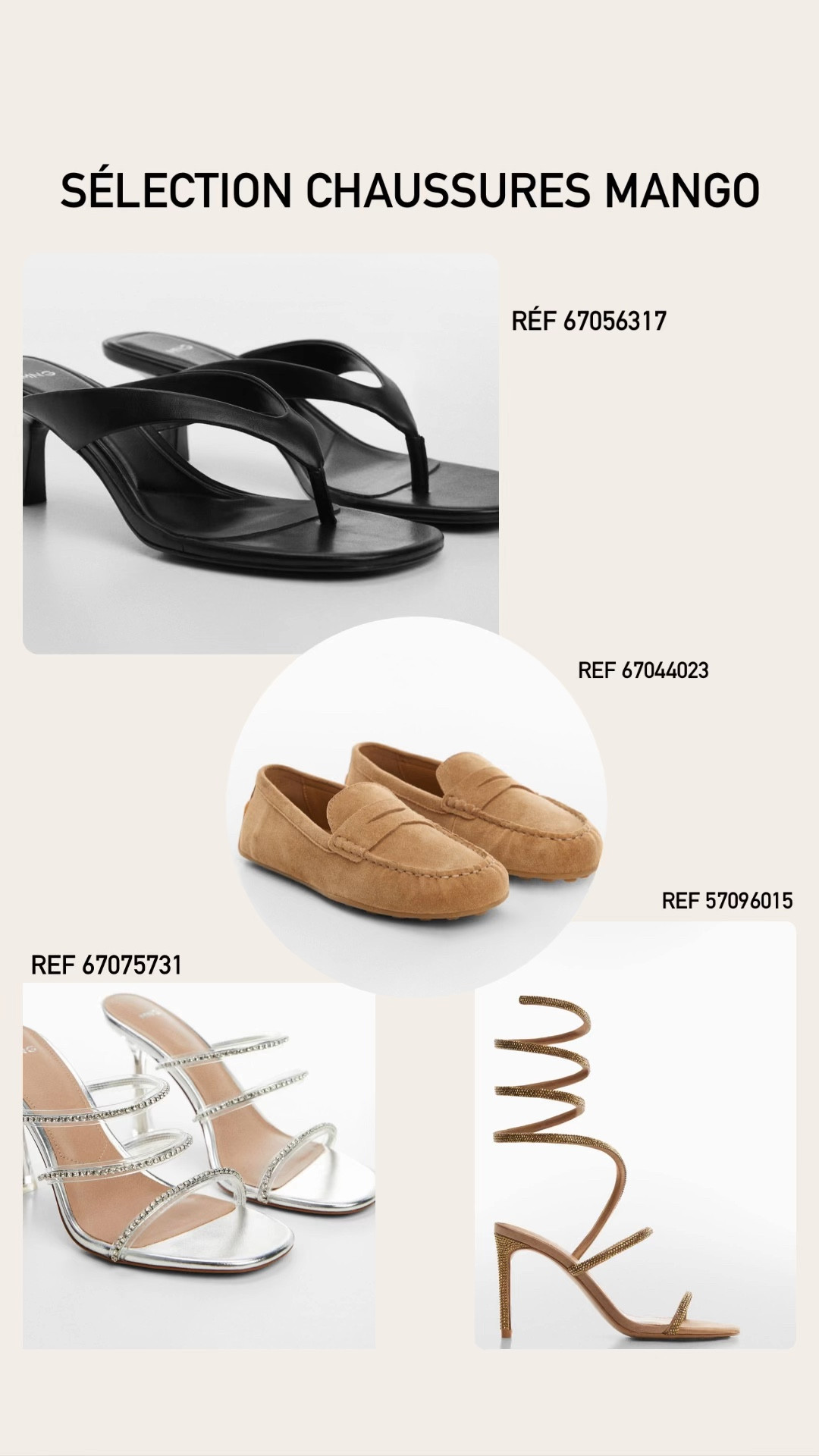 Sélection chaussures MANGO 