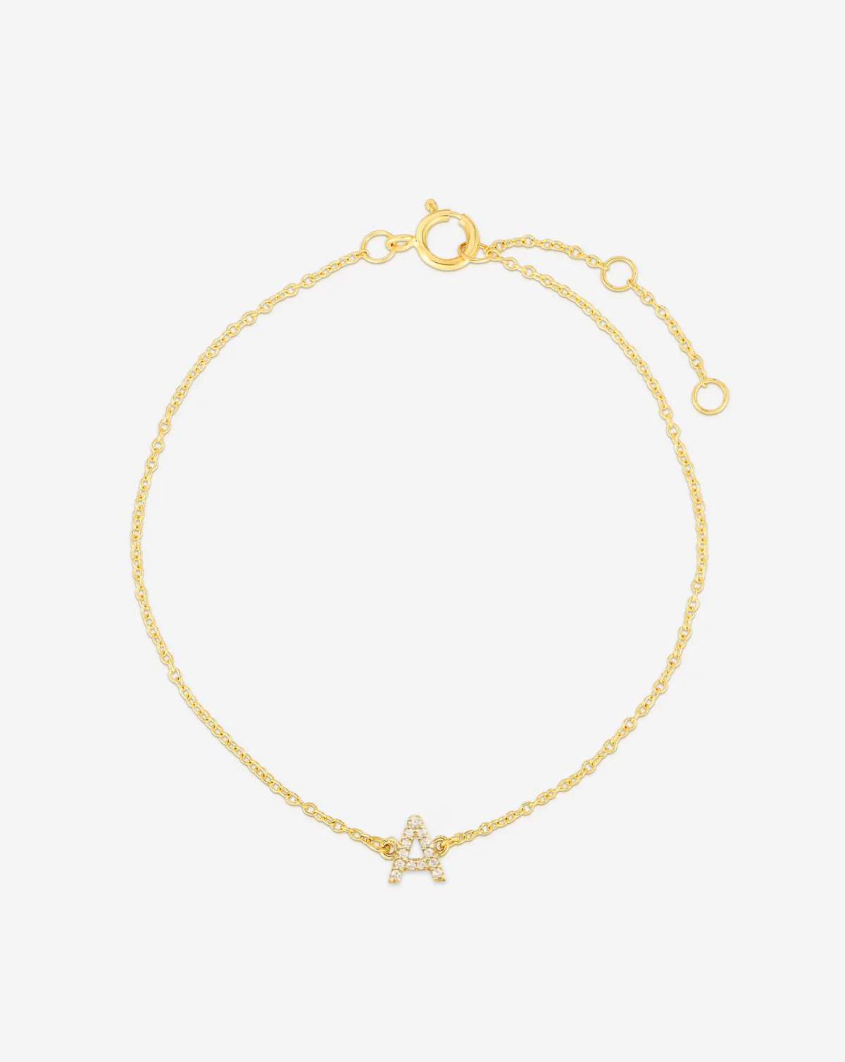 Diamond Initial Bracelet | Ring Concierge