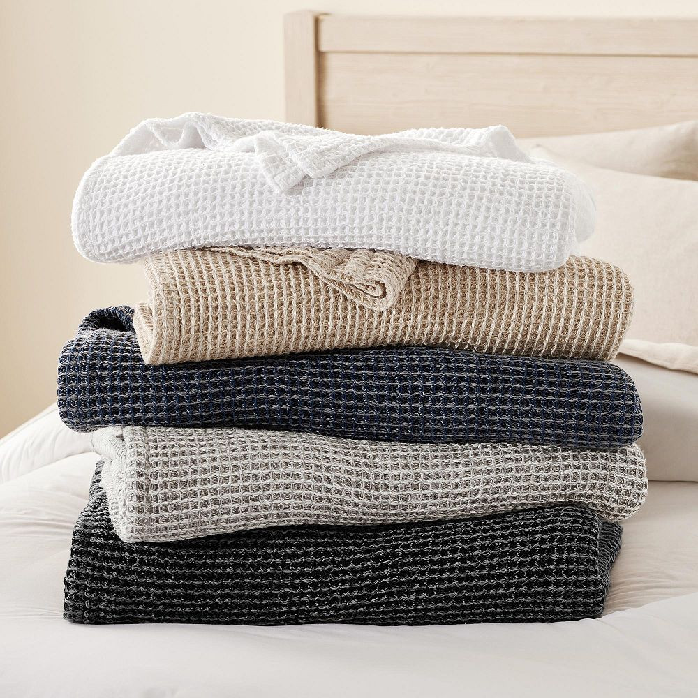Waffle Weave Blanket | Pottery Barn Teen