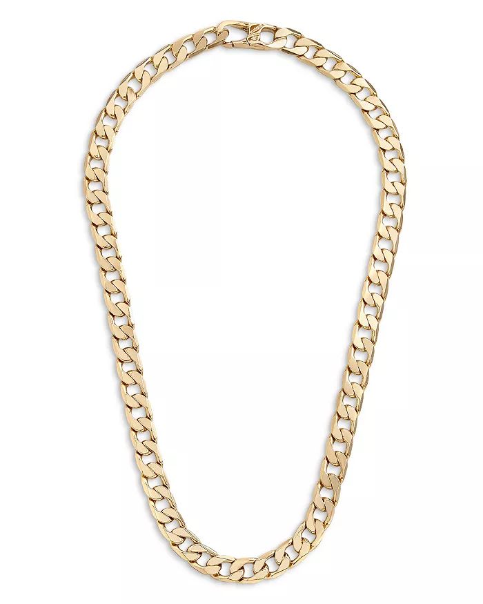 Curb Chain Short Collar Necklace, 16" | Bloomingdale's (US)