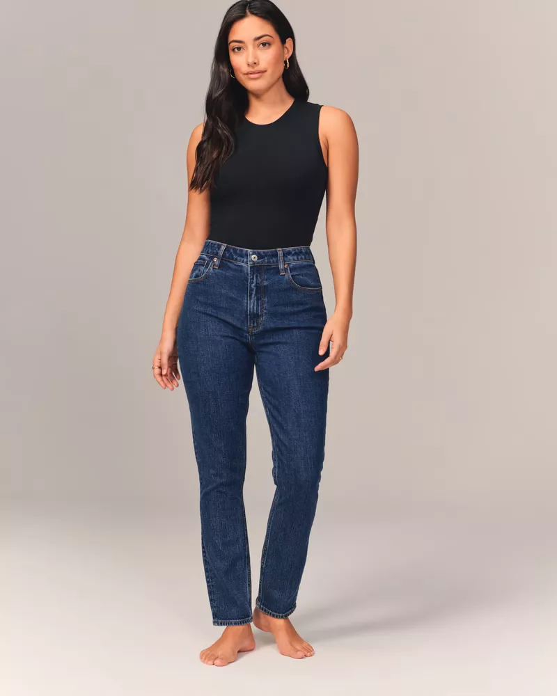 Abercrombie & Fitch Curve Love High Rise Skinny Jeans