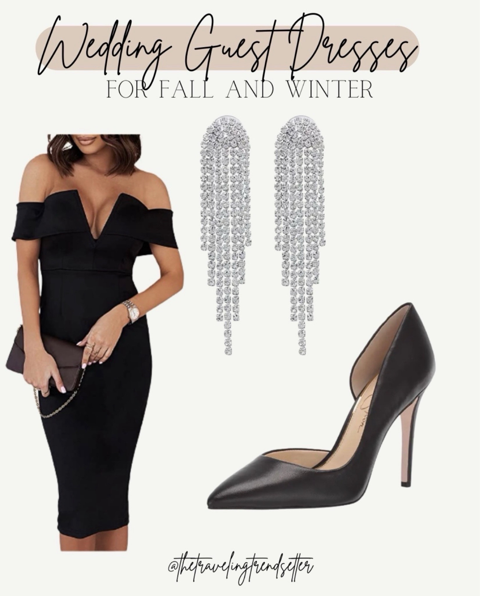 Wedding guest dress - Amazon dress - NYE outfit - holiday outfit - party dress - black dress for Amy occasion 

#LTKFindsUnder50 #LTKParties #LTKWedding