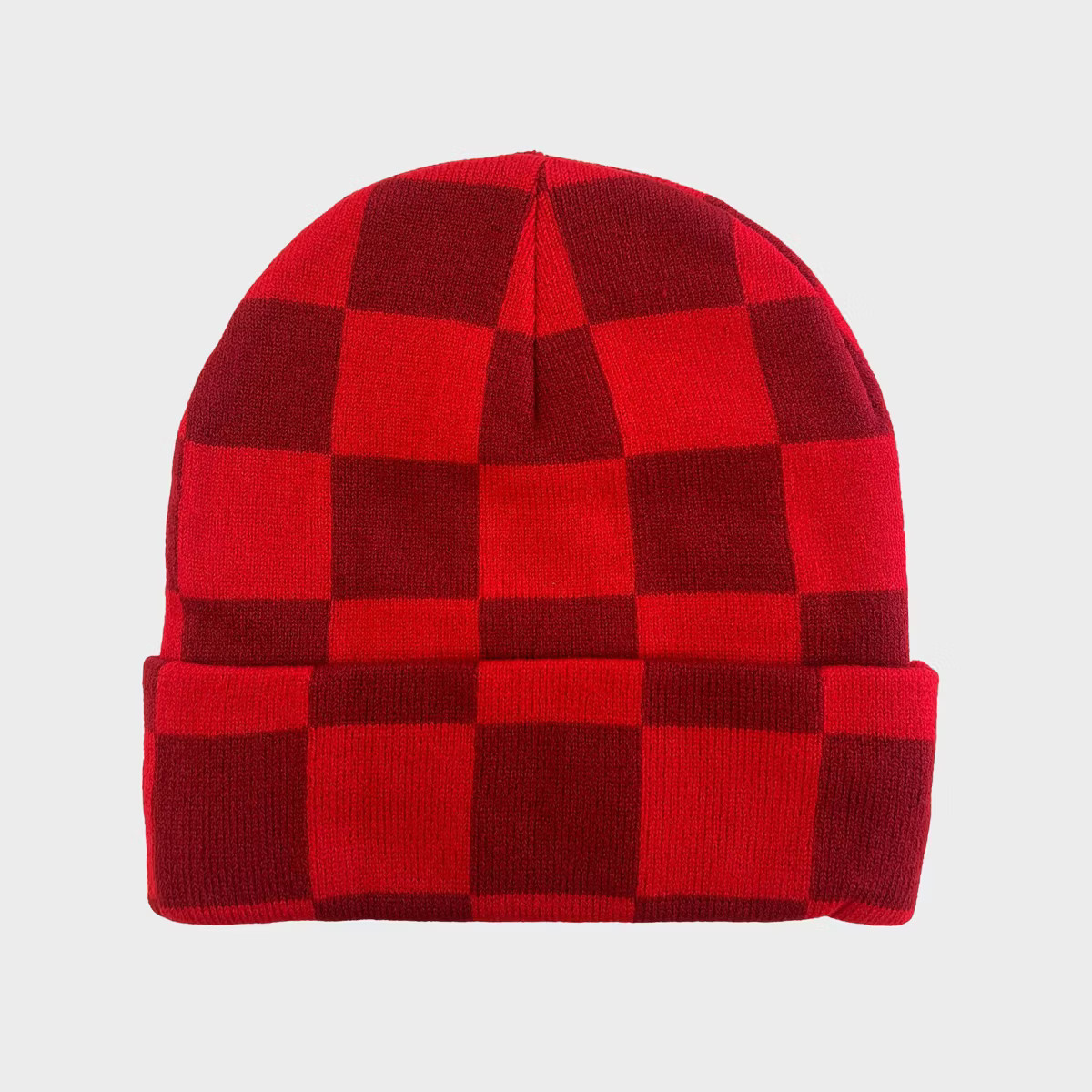 Men's Coca-Cola Checked Beanie - Red | Target