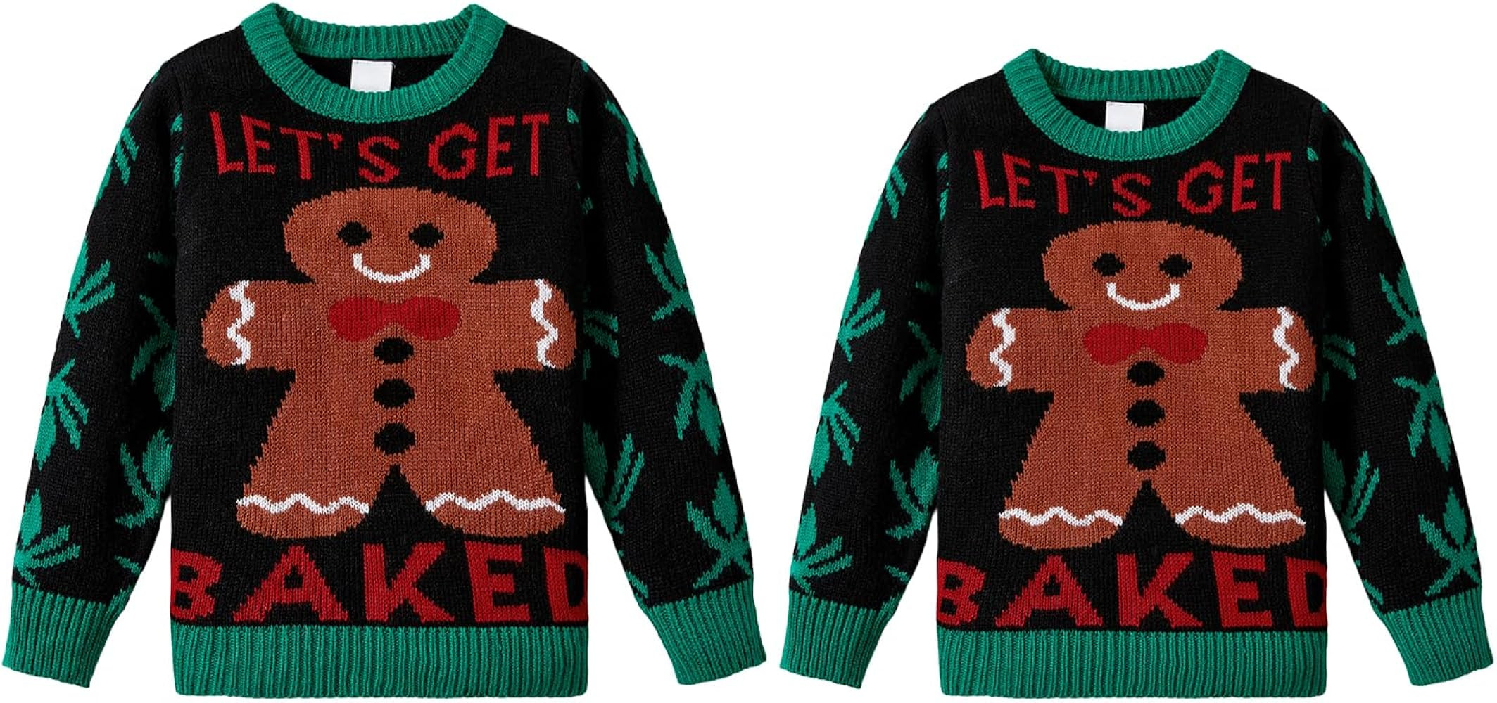 IFFEI Ugly Christmas Sweater for Women Men Kids Cute Family Matching Pullover Knit Jumpers for Ho... | Amazon (US)