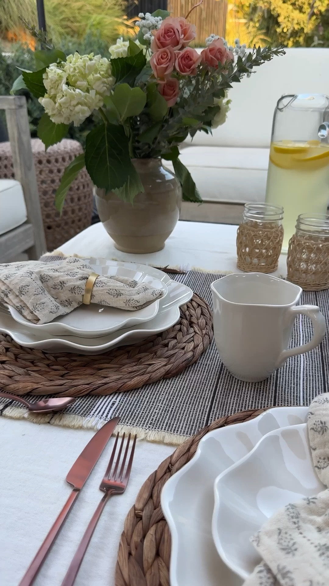 This tableware from @BirchLane is so beautiful! It instantly elevates any tablescape. I am in love with the scallop detail on all the pieces - just stunning. You can use this for so many different holidays or even if you want to throw a fancy picnic. I also loved pairing them with the copper flatware. The color is so pretty.

#MyBirchLane #BirchLanePartner #birchlane #babsxbirchlane #brunchwithbabs

White plates, table, setting, copper, silverware, tiered, stand, cake, plate, platter, 

#LTKSaleAlert #LTKFindsUnder100 #LTKHome