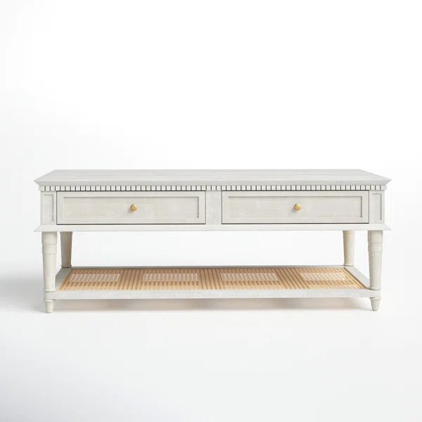 Arlow Solid Wood Coffee Table with Storage | Wayfair North America