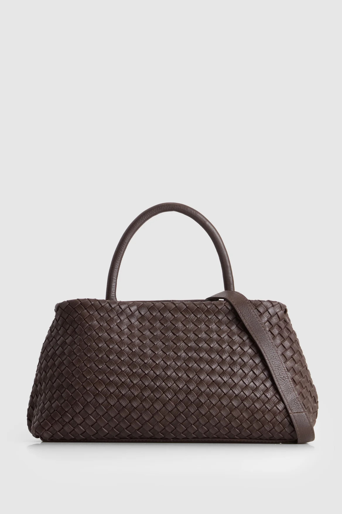 Margo Leather Weave Shopper Bag | Strand Australia