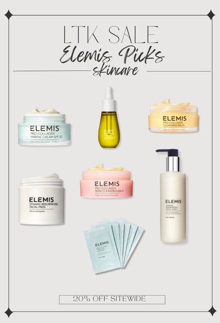 LTK SALE 🎉
↳ Elemis Picks! 
🚨‼️ 20% OFF SITEWIDE WITH CODE: LTK20
—
Skincare, beauty, wellness, sale, deal of the day, face wash, cleansing balm, moisturizer, serum

#LTKGiftGuide #LTKSale #LTKfindsunder100