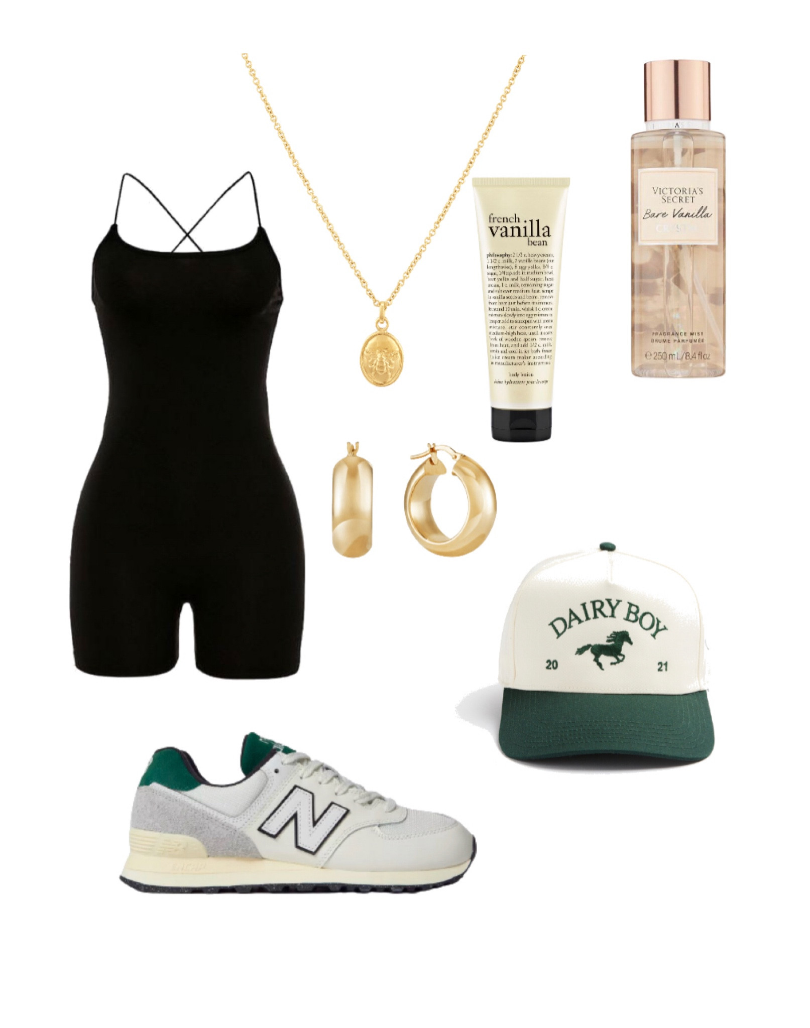 Fall outfits, fall outfit, fall outfit idea, outfit inspo, fall outfit inspo, outfit idea, outfit inspo, dairy boy, sneakers, nyc, New balance, hat, playsuit,  black playsuit, vanilla girl aesthetic, vanilla, vanilla girl, gold jewelry 

#LTKstyletip #LTKSeasonal #LTKbeauty