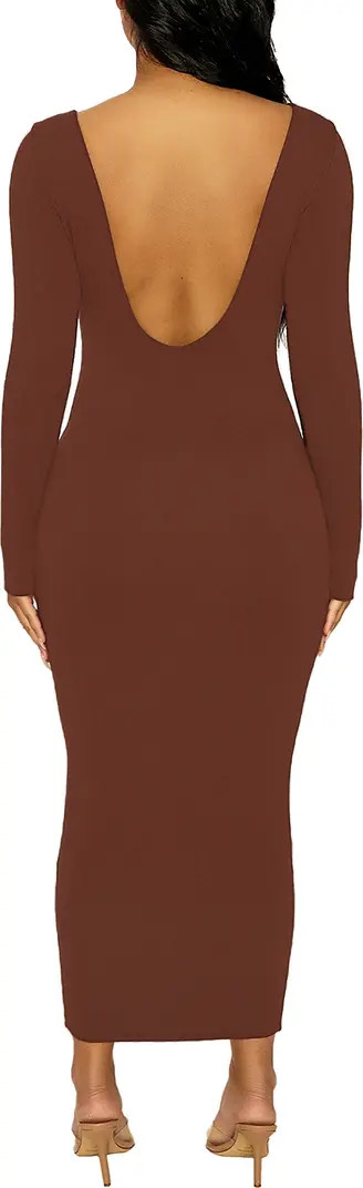 Timeless Long Sleeve Body-Con Midi Dress | Nordstrom